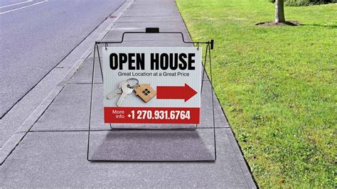 metal a frame open house signs|a frame real estate signs.